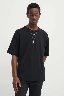 Zdjęcie produktu Diesel t-shirt bawełniany T-BOXT-D MAGLIETTA męski kolor czarny gładki A13937.0NIAR