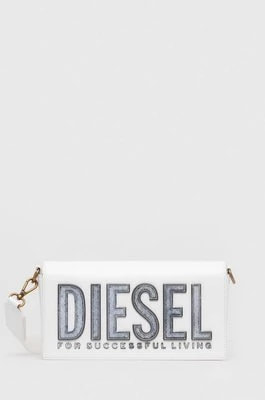Zdjęcie produktu Diesel torebka skórzana kolor biały