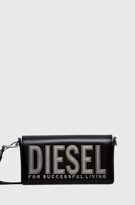 Zdjęcie produktu Diesel torebka skórzana kolor czarny