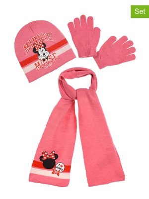 Zdjęcie produktu Disney Minnie Mouse 3-częściowy zestaw w kolorze różowym rozmiar: 54 cm
