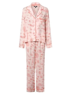 Zdjęcie produktu DKNY Piżama damska Kobiety wiskoza różowy wzorzysty,