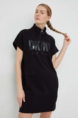 Zdjęcie produktu Dkny sukienka kolor czarny mini oversize DP2D4040