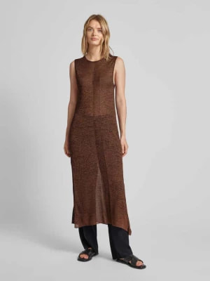 Zdjęcie produktu Długa sukienka z fakturowanym wzorem Stefanel