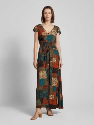 Zdjęcie produktu Długa sukienka z listwą guzikową na całej długości Apricot
