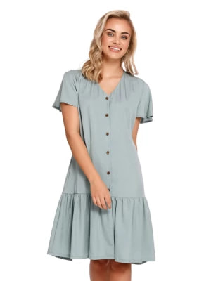 Zdjęcie produktu Doctor Nap Ciążowa koszula nocna w kolorze szaroniebieskim rozmiar: XL