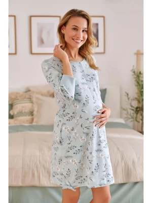 Zdjęcie produktu Doctor Nap Piżama ciążowa w kolorze błękitnym rozmiar: S