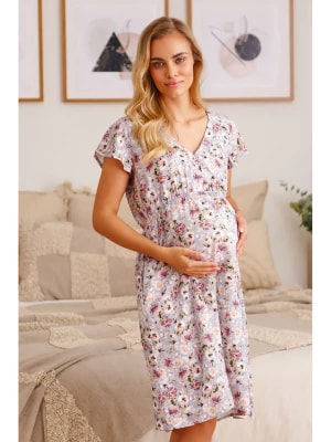 Zdjęcie produktu Doctor Nap Piżama ciążowa w kolorze błękitnym ze wzorem rozmiar: M