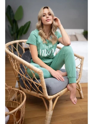 Zdjęcie produktu Doctor Nap Piżama ciążowa w kolorze zielonym rozmiar: XL