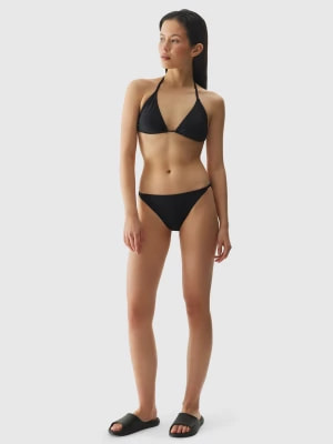 Zdjęcie produktu Dół od bikini damski - czarny 4F