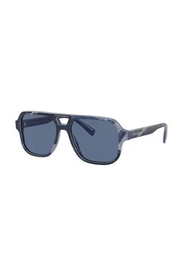 Zdjęcie produktu Dolce & Gabbana okulary przeciwsłoneczne dziecięce kolor niebieski 0DX4003