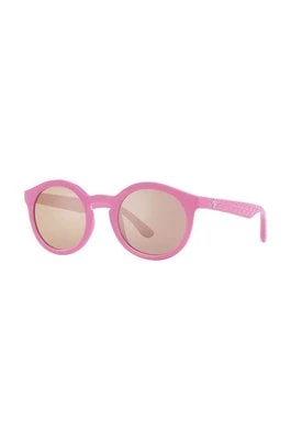 Zdjęcie produktu Dolce & Gabbana okulary przeciwsłoneczne dziecięce kolor różowy 0DX6002