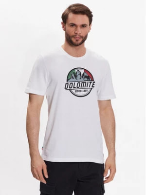 Zdjęcie produktu Dolomite T-Shirt 296160-748 Biały Regular Fit