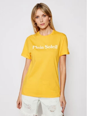 Zdjęcie produktu Drivemebikini T-Shirt Unisex Plein Soleil 2020-DRV-003_YEL Żółty Relaxed Fit