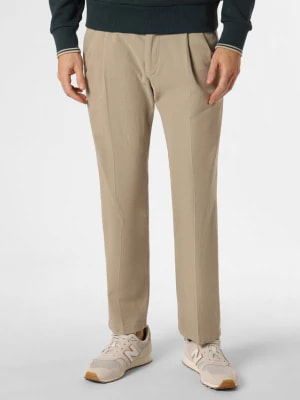 Zdjęcie produktu Drykorn Spodnie Mężczyźni Bawełna beżowy|szary jednolity,