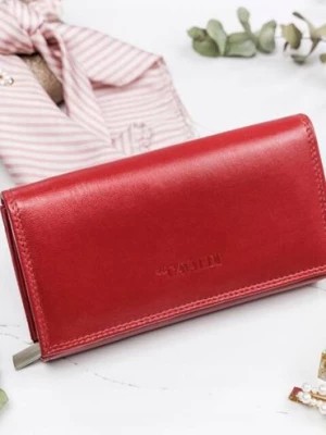 Zdjęcie produktu Duży, skórzany portfel damski z systemem RFID — 4U Cavaldi