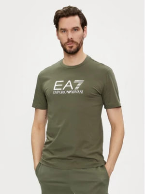 Zdjęcie produktu EA7 Emporio Armani T-Shirt 3DPT71 PJM9Z 1846 Zielony Regular Fit