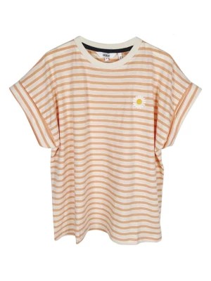 Zdjęcie produktu ebbe Koszulka "Sarina" w kolorze pomarańczowo-białym rozmiar: M