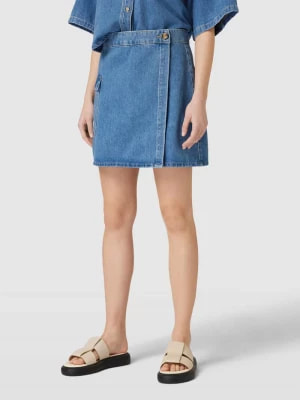 Zdjęcie produktu Ekskluzywna kolekcja — Spódnica jeansowa w stylu kopertowym Katharina Damm X P&C*