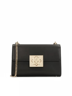 Zdjęcie produktu Elegancka czarna torebka z ozdobnym zapięciem Kazar
