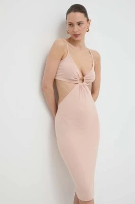 Zdjęcie produktu Elisabetta Franchi sukienka kolor różowy mini dopasowana AM46T42E2