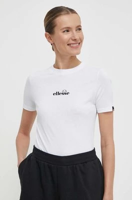 Zdjęcie produktu Ellesse t-shirt bawełniany Beckana Tee damski kolor biały SGP16458
