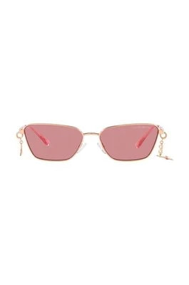 Zdjęcie produktu Emporio Armani okulary przeciwsłoneczne damskie kolor różowy