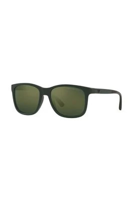 Zdjęcie produktu Emporio Armani okulary przeciwsłoneczne dziecięce kolor zielony 0EK4184