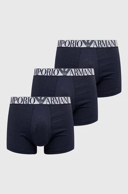 Zdjęcie produktu Emporio Armani Underwear bokserki 3-pack męskie kolor granatowy
