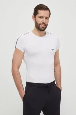 Zdjęcie produktu Emporio Armani Underwear t-shirt lounge kolor biały z aplikacją 111035 4R523
