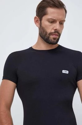 Zdjęcie produktu Emporio Armani Underwear t-shirt lounge kolor czarny gładki