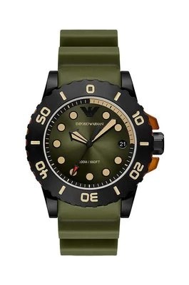 Zdjęcie produktu Emporio Armani zegarek męski kolor zielony