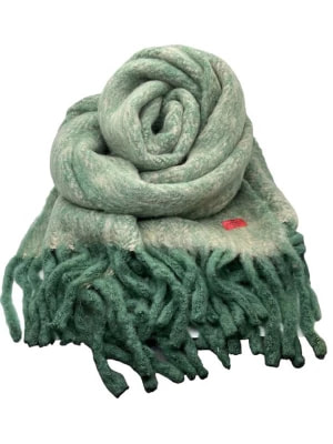 Zdjęcie produktu erfurt Szal w kolorze zielonym rozmiar: onesize
