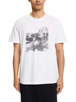 Zdjęcie produktu ESPRIT Koszulka w kolorze białym rozmiar: L