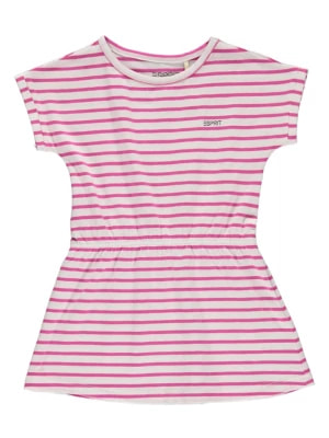 Zdjęcie produktu ESPRIT Sukienka w kolorze różowo-białym rozmiar: 92