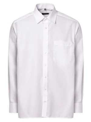 Zdjęcie produktu Eterna Comfort Fit Koszula męska Mężczyźni Comfort Fit Bawełna biały jednolity kołnierzyk kent,