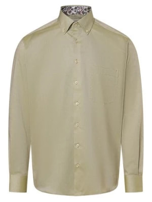 Zdjęcie produktu Eterna Comfort Fit Koszula męska - non-iron Mężczyźni Comfort Fit Bawełna zielony jednolity,