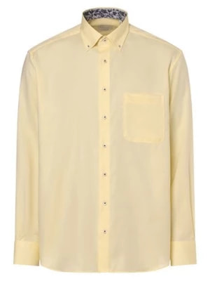 Zdjęcie produktu Eterna Comfort Fit Koszula męska - non-iron Mężczyźni Comfort Fit Bawełna żółty jednolity,