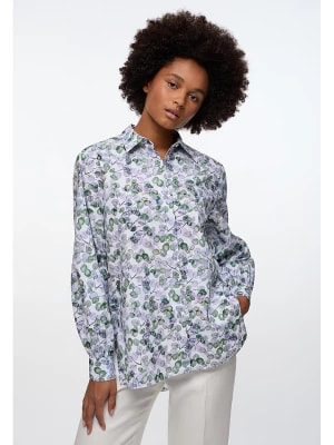 Zdjęcie produktu Eterna Koszula w kolorze biało-zielono-fioletowym rozmiar: 44
