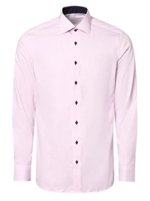 Zdjęcie produktu Eterna Slim Fit Koszula męska Mężczyźni Slim Fit Bawełna różowy w paski,