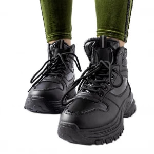 Zdjęcie produktu Evento Czarne ocieplane sportowe buty zimowe Giacinto