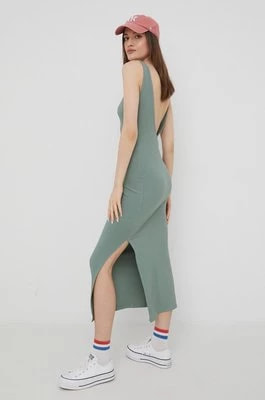 Zdjęcie produktu Femi Stories sukienka Orina kolor turkusowy maxi dopasowana