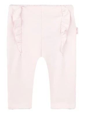 Zdjęcie produktu fiftyseven by sanetta Spodnie dresowe w kolorze jasnoróżowym rozmiar: 80