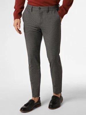 Zdjęcie produktu Finshley & Harding Męskie spodnie materiałowe Mężczyźni Sztuczne włókno szary wzorzysty,