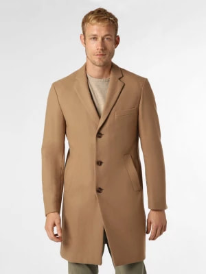 Zdjęcie produktu Finshley & Harding Płaszcz męski Mężczyźni brązowy jednolity,