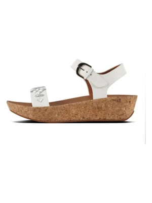 Zdjęcie produktu fitflop Skórzane sandały w kolorze białym rozmiar: 39
