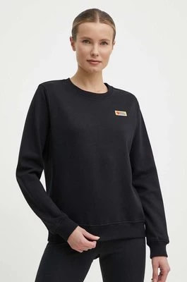 Zdjęcie produktu Fjallraven bluza bawełniana Vardag Sweater damska kolor czarny gładka F87075