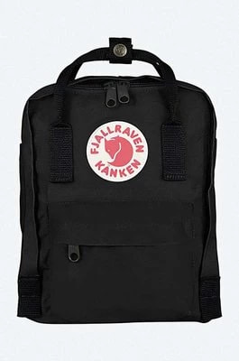 Zdjęcie produktu Fjallraven plecak Kanken Mini kolor czarny mały z aplikacją F23561.550-550
