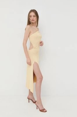 Zdjęcie produktu For Love & Lemons sukienka kolor beżowy maxi prosta