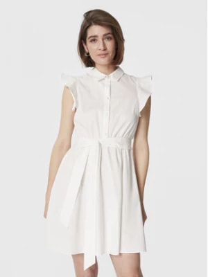 Zdjęcie produktu Fracomina Sukienka codzienna FR23SD1027W40001 Biały Regular Fit