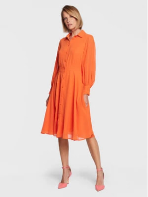 Zdjęcie produktu Fracomina Sukienka koszulowa FS23SD2003W41201 Pomarańczowy Regular Fit